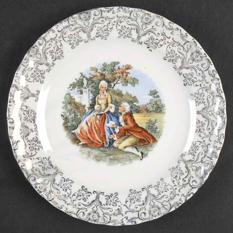 Old English Bread & Butter Plate by S Alexander-1