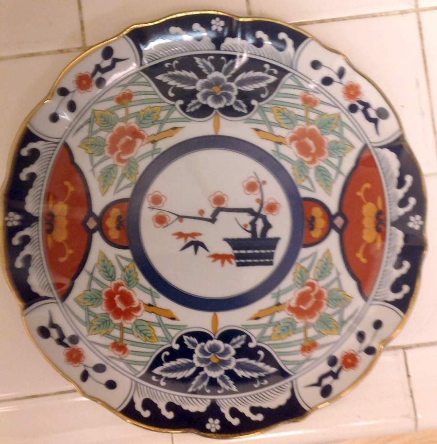 Imari Blossom Dinner Plate by Arita-1