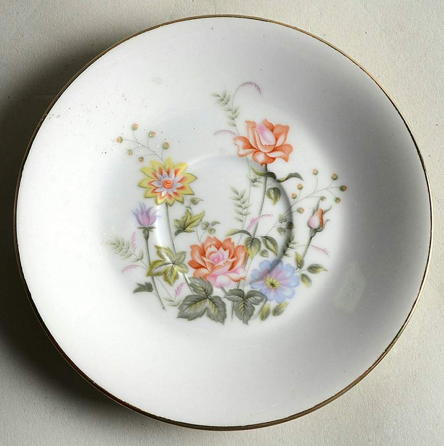 Flowertime Saucer by Acsons-1