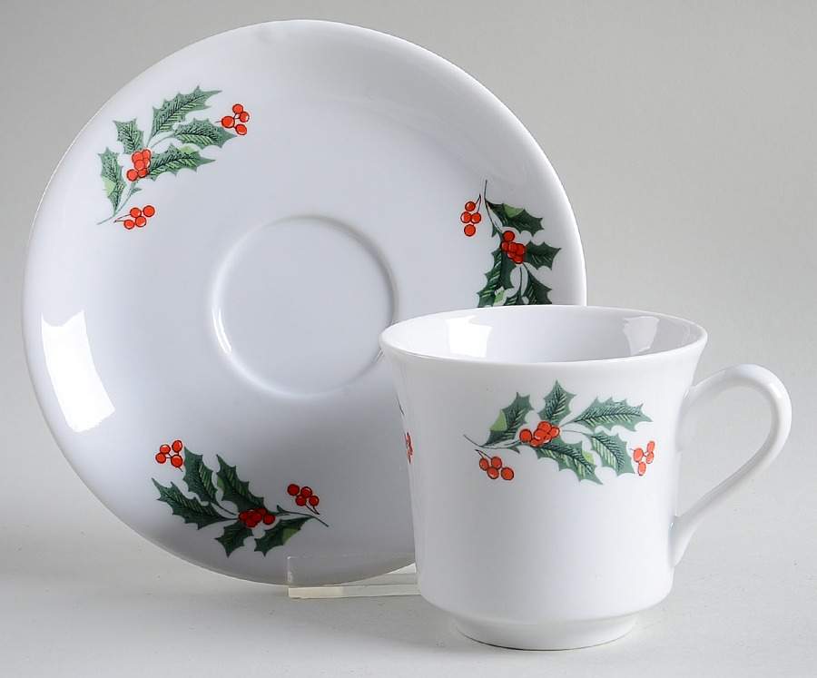 AOI3 Footed Cup & Saucer Set by Alco-1