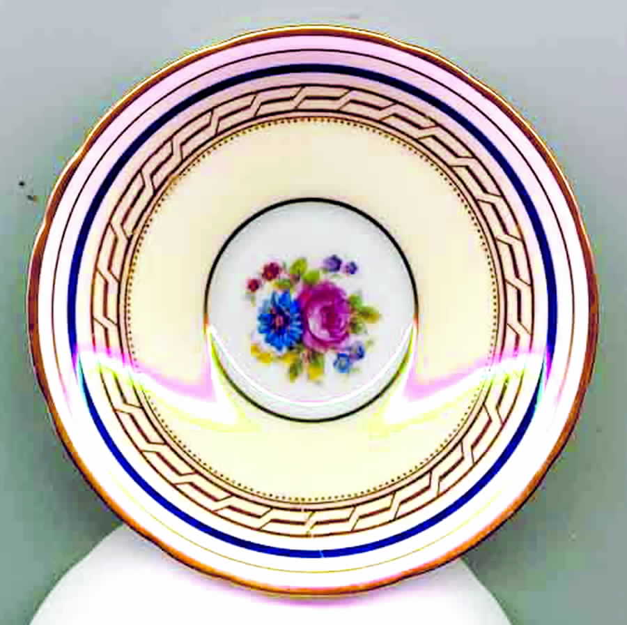 7486 Cobalt Saucer by John  Aynsley & Sons-1