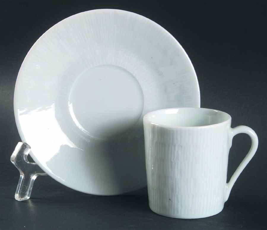 Apicius Flat Demitasse Cup & Saucer Set by Apilco-1