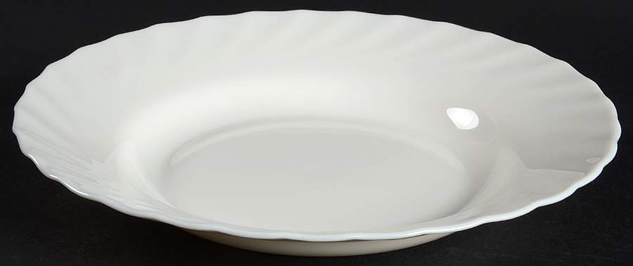 Trianon Ivory Rim Soup Bowl by Arcopal-1