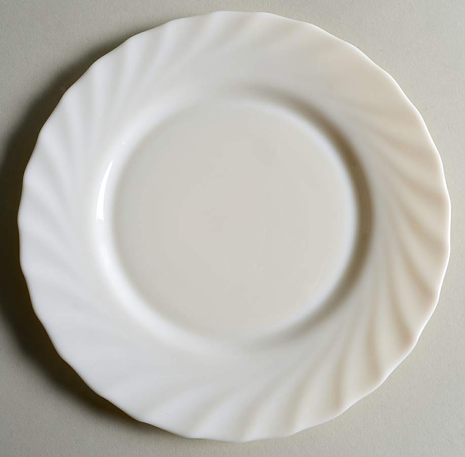 Trianon Ivory Salad Plate by Arcopal-1