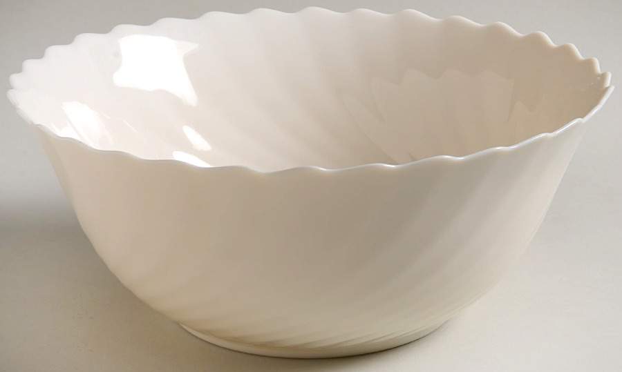 Trianon Ivory 10" Round Vegetable Bowl by Arcopal-1