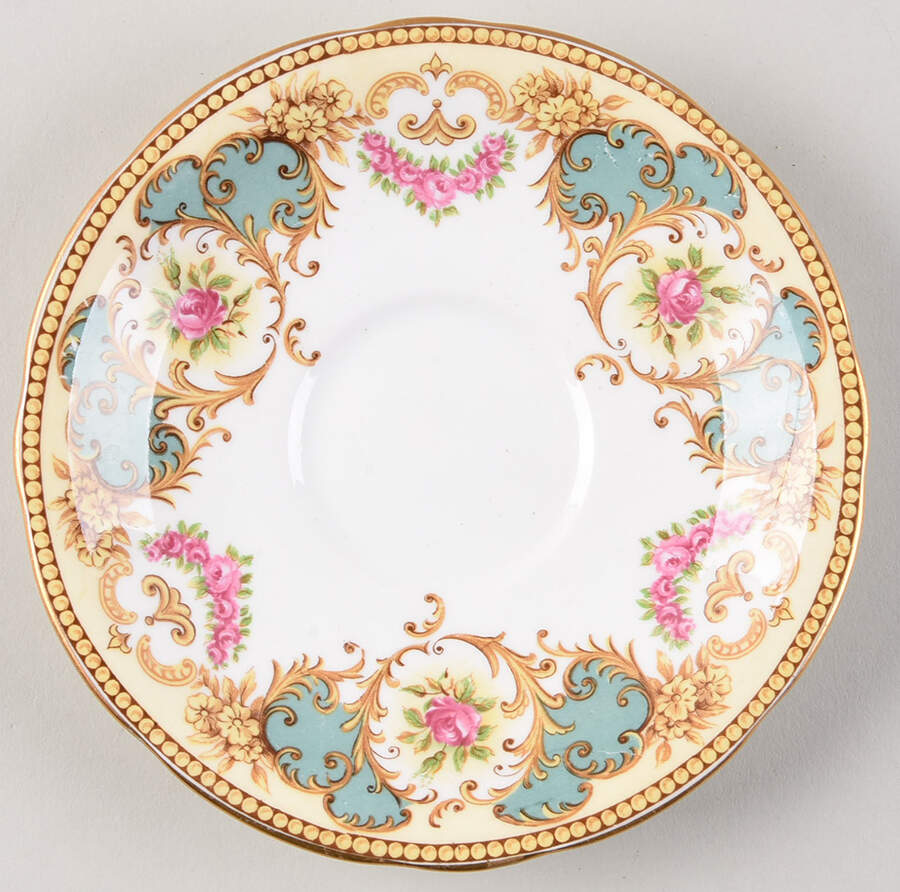 C1185 Saucer by John  Aynsley & Sons-1