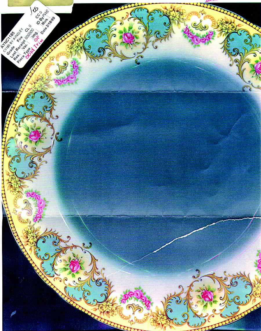 C1185 Dinner Plate by John  Aynsley & Sons-1