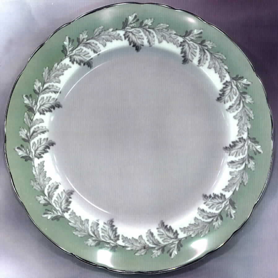 Oak Leaf Green Salad Plate by John  Aynsley & Sons-1