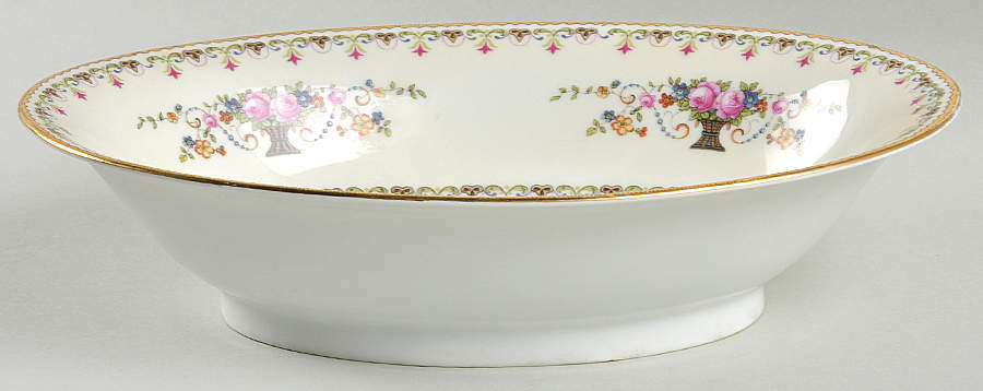ALT144 10" Oval Vegetable Bowl by Altrohlau-1