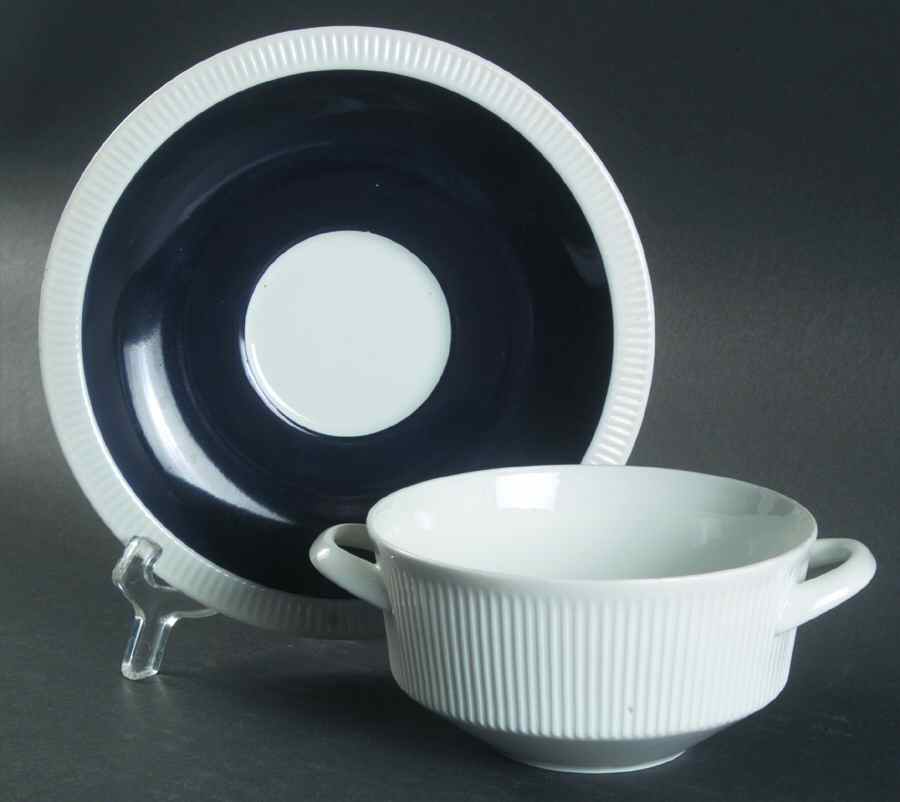 3391 Flat Cream Soup Bowl & Saucer Set by Arzberg-1