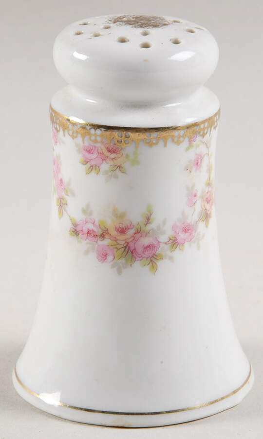 Bridal Rose (Smooth, Gold Edge) Salt Shaker by Altrohlau-1