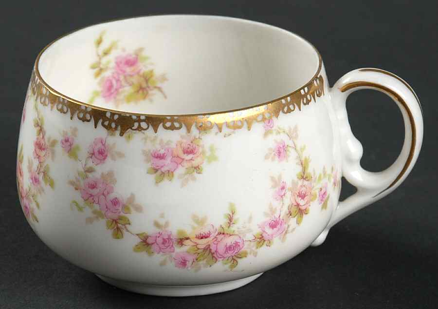 Bridal Rose (Smooth, Gold Edge) Cup for Dessert Plate & Cup Set by Altrohlau-1