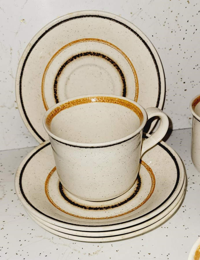 Santos Flat Cup & Saucer Set by Arklow-1