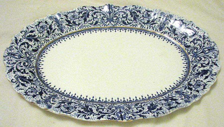Burmese 16" Oval Serving Platter by Henry Alcock-1