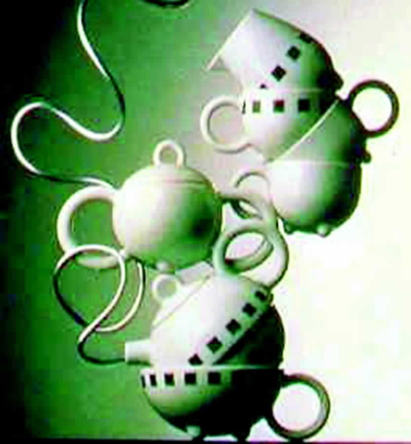 Carre Noir Teapot & Lid by Arzberg-1