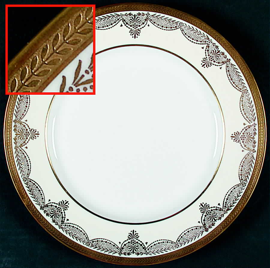 Trafalga Ivory Dinner Plate by John  Aynsley & Sons-1