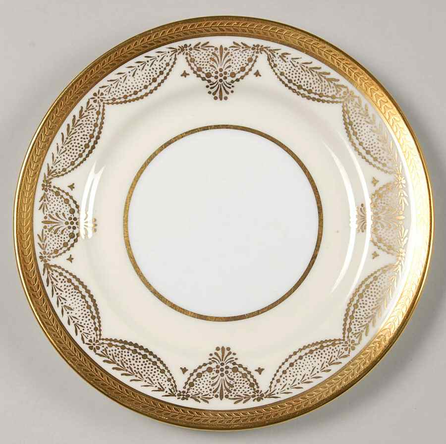Trafalga Ivory Bread & Butter Plate by John  Aynsley & Sons-1