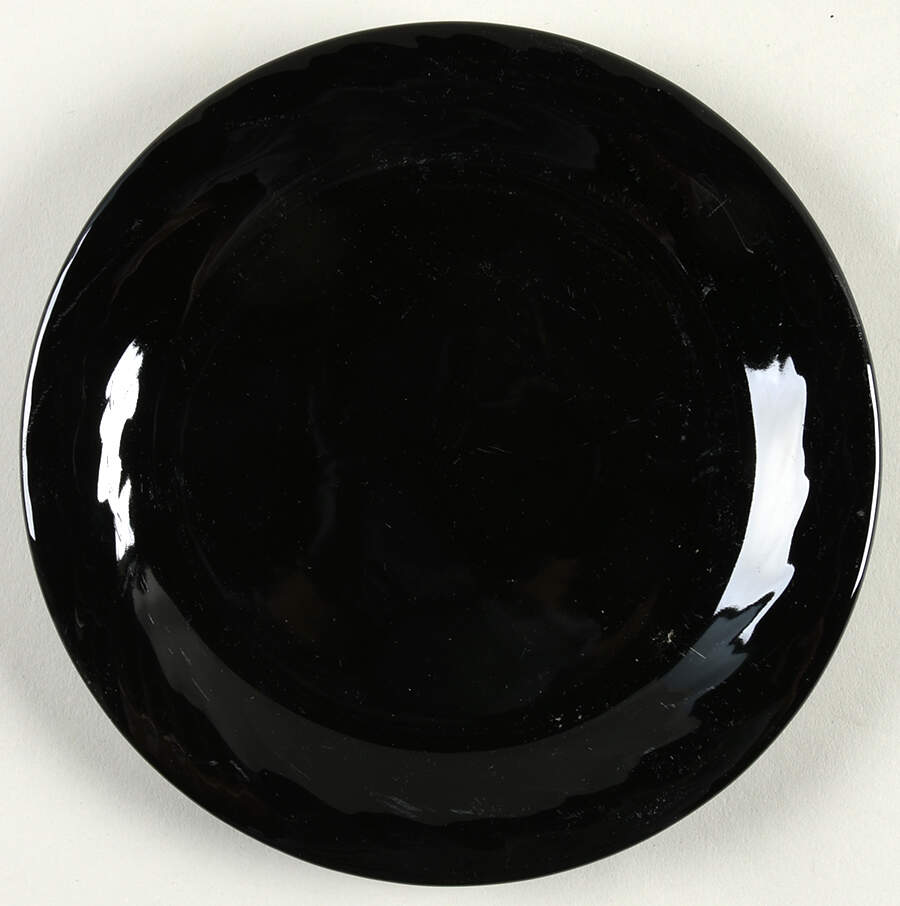 Black Salad Plate by Alacarte-1