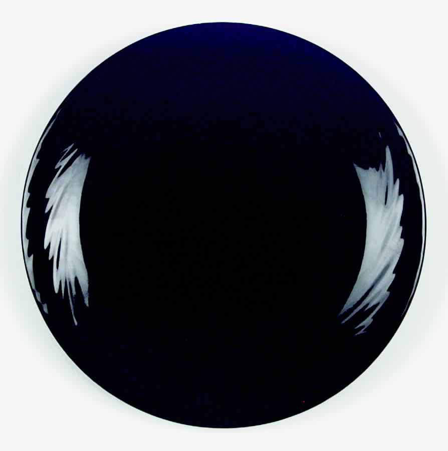 Black Dinner Plate by Alacarte-1