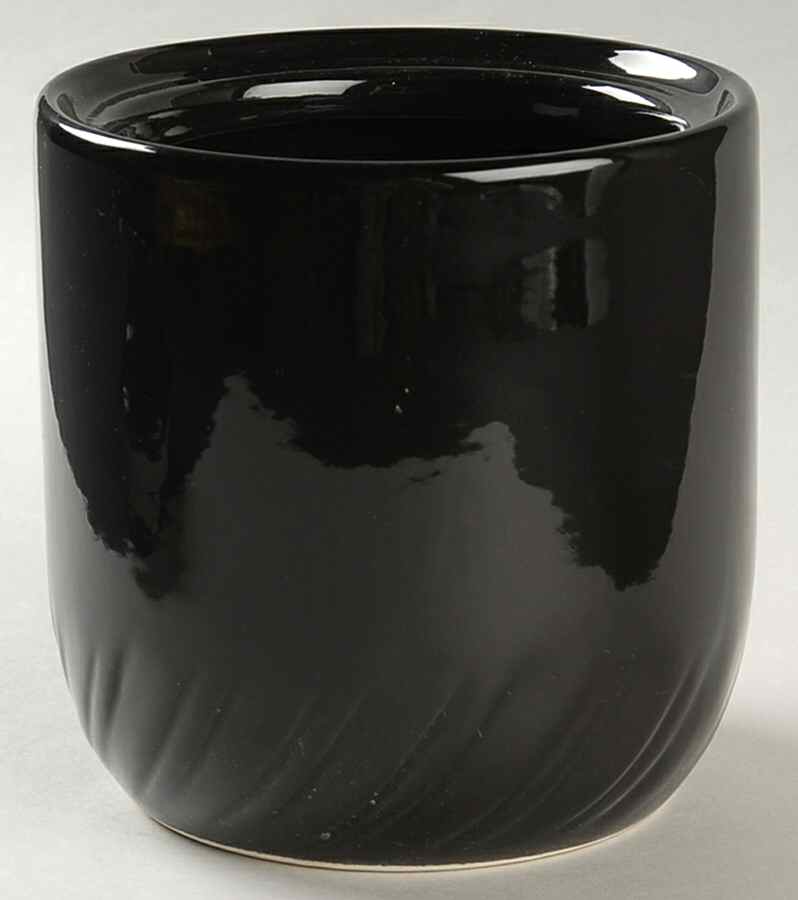 Black Medium Canister No Lid by Alacarte-1