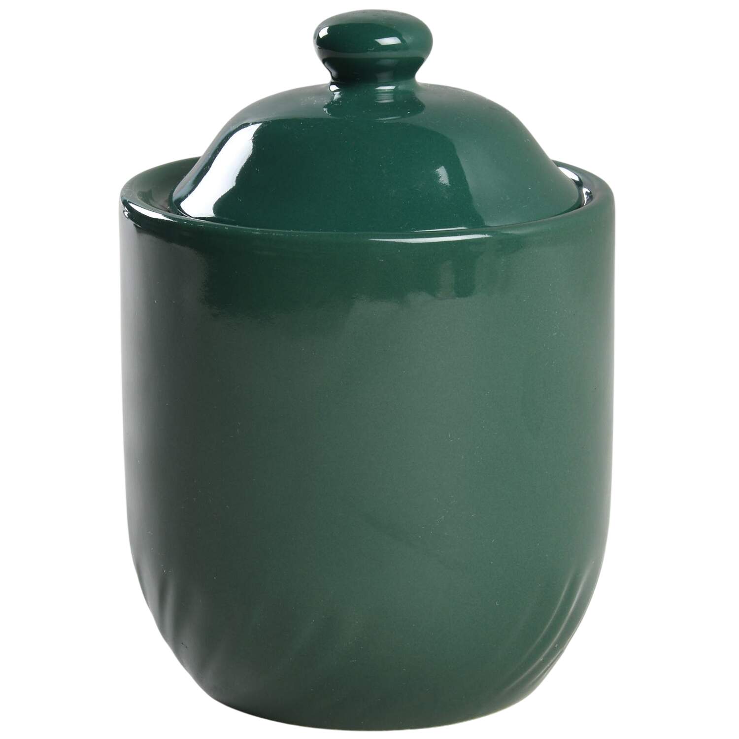Hunter Green Small Canister & Lid by Alacarte-1