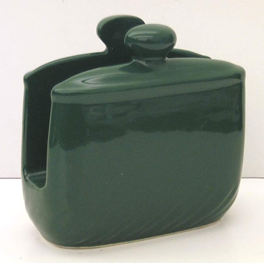 Hunter Green Napkin Holder by Alacarte-1