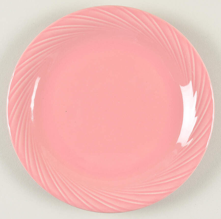 Pink Rose Salad Plate by Alacarte-1