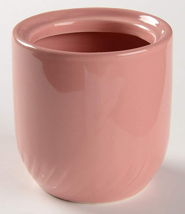 Pink Rose Small Canister No Lid by Alacarte-1