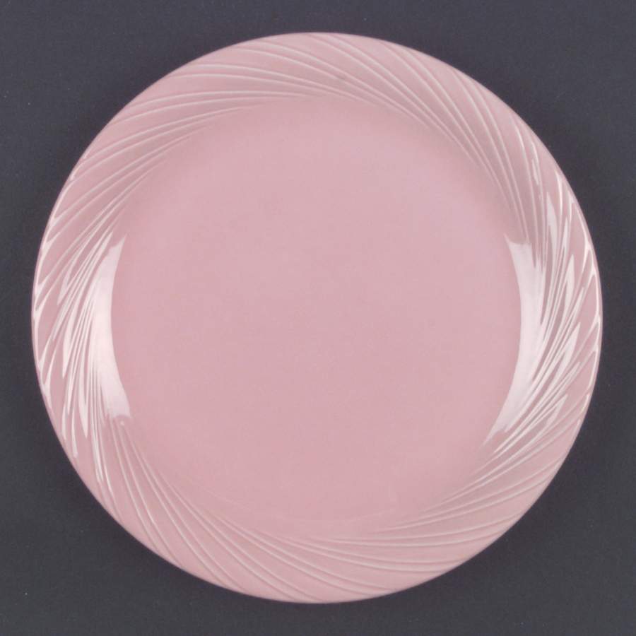 Pink Rose Dinner Plate by Alacarte-1