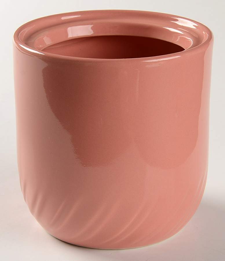 Pink Rose Large Canister No Lid by Alacarte-1