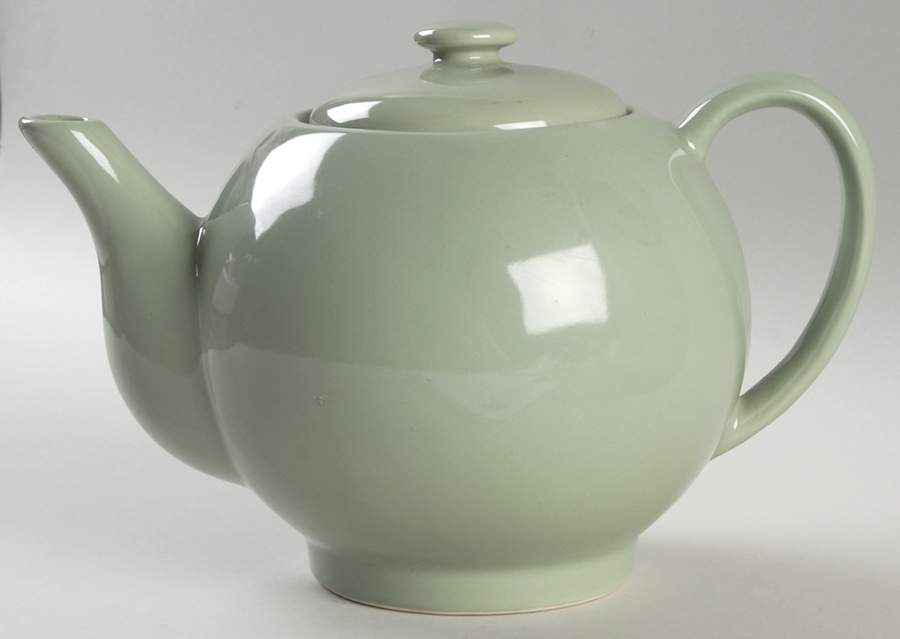 Willow Green Teapot & Lid by Alacarte-1