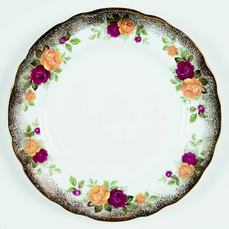 Cottage Roses Bread & Butter Plate by Arklow-1