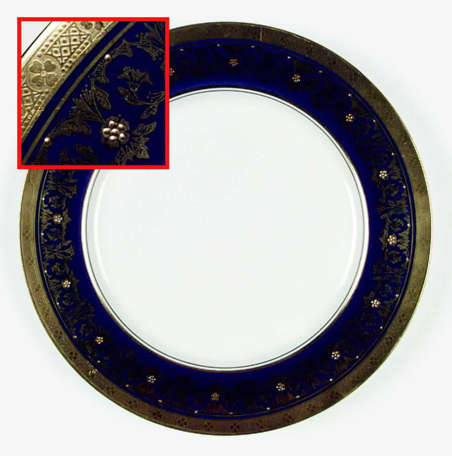 Kenilworth Cobalt Blue (Smooth) Dinner Plate by John  Aynsley & Sons-1