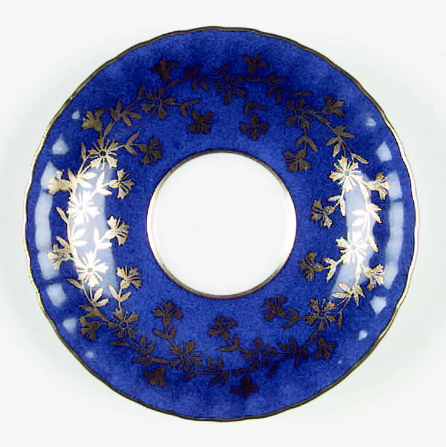 C2312 Cobalt Saucer by John  Aynsley & Sons-1