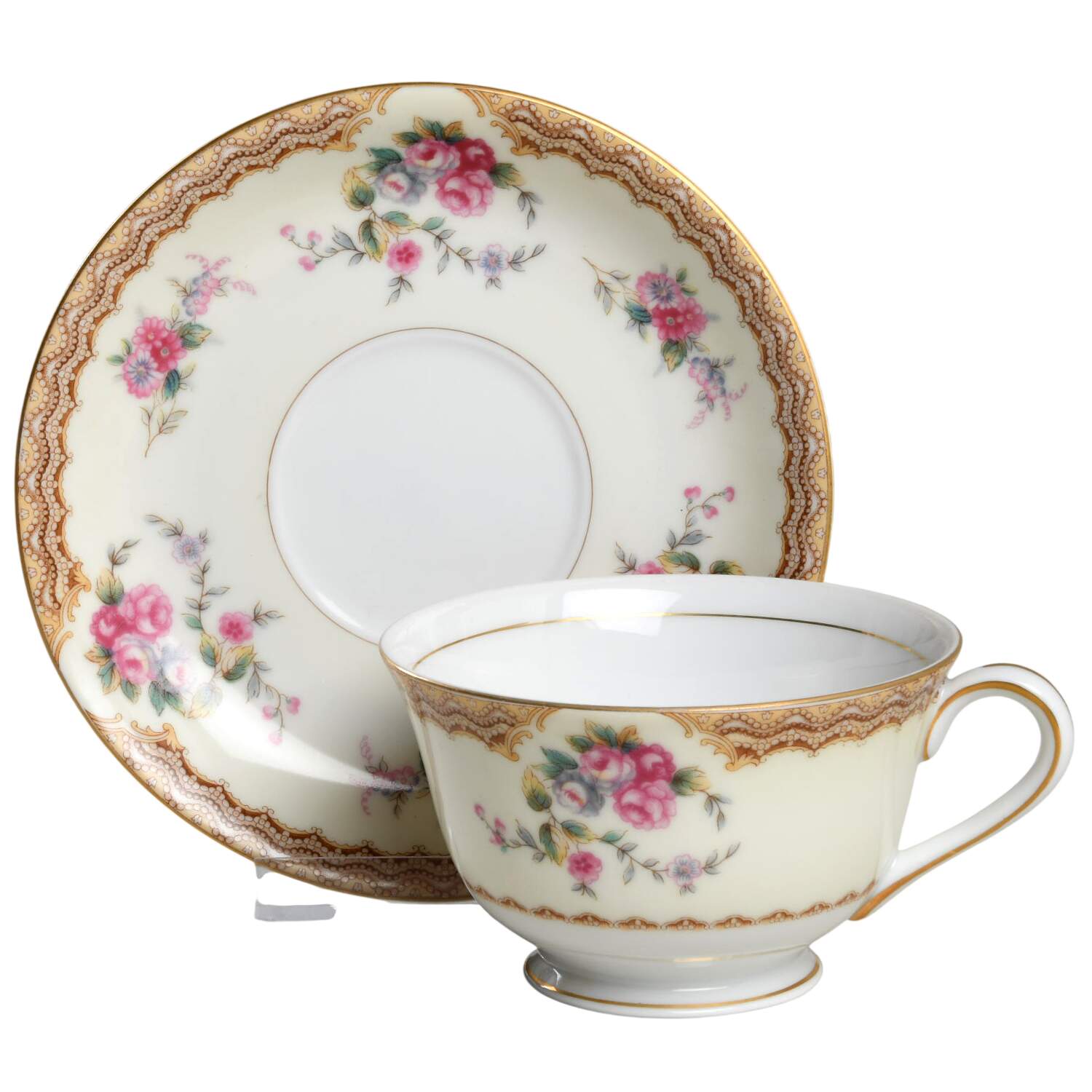 ALB11 Footed Cup & Saucer Set by Albion-Japan-1