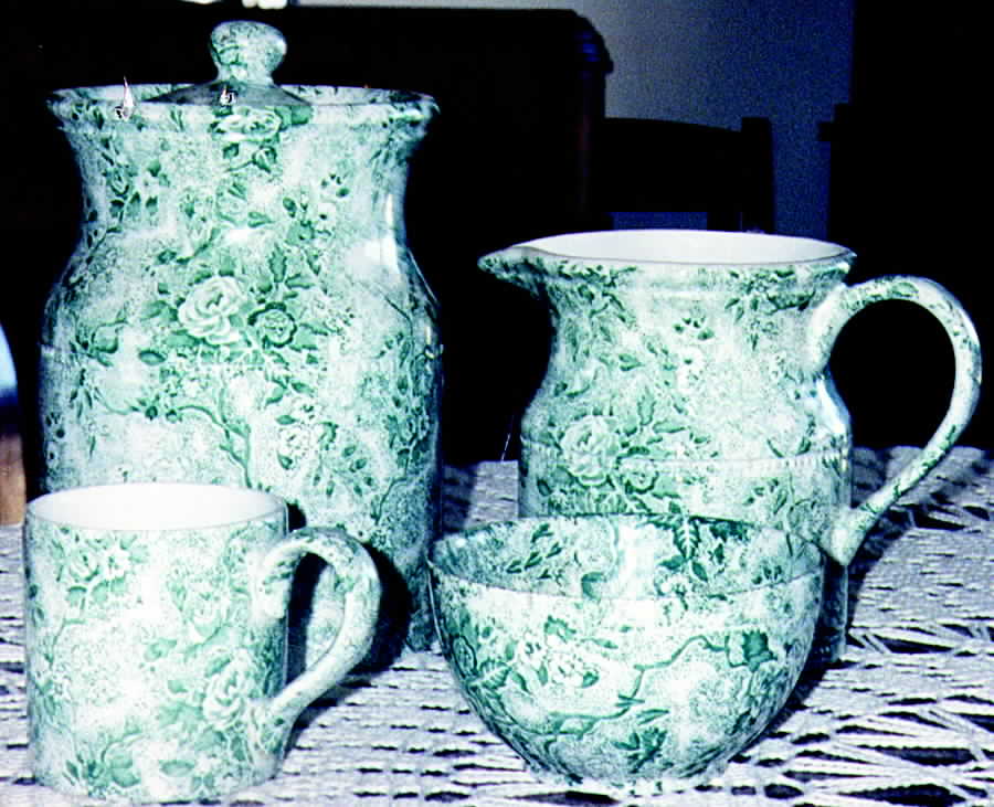 Chintzware Green Mug by Laura Ashley-1