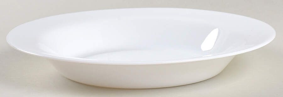 Marly White Rim Soup Bowl by Arcopal-1