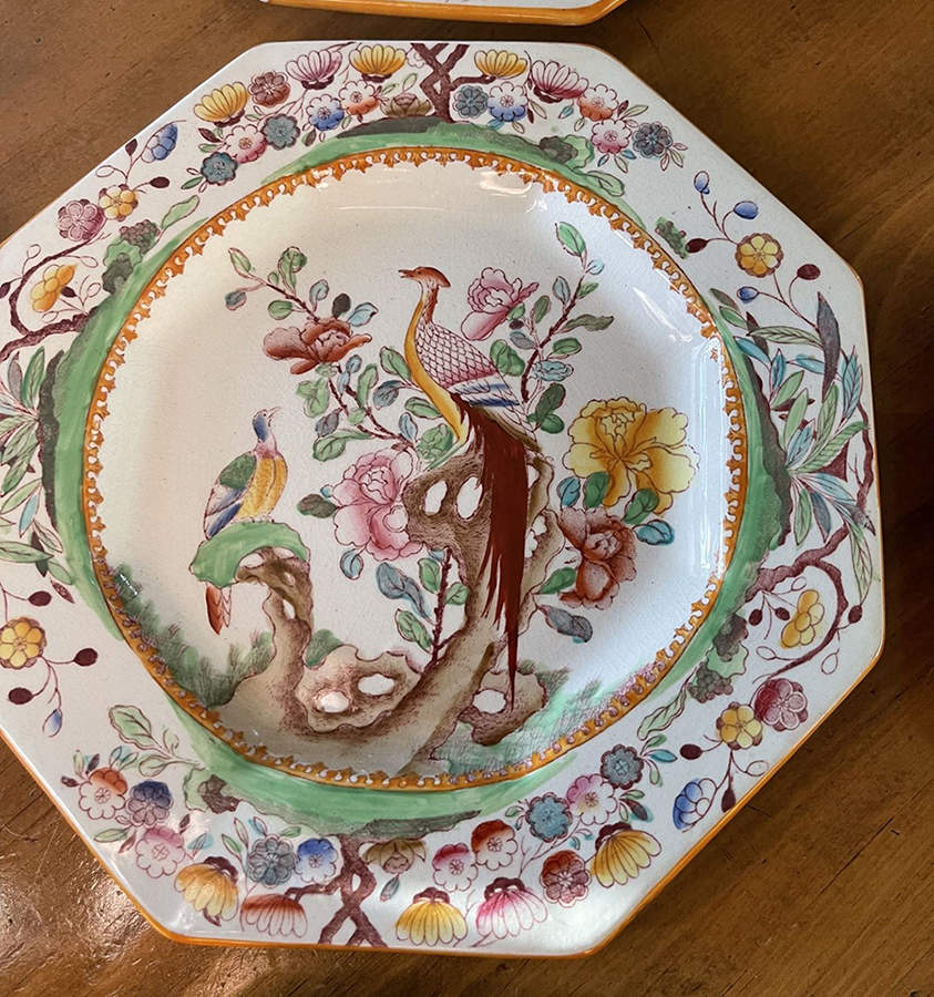C221 Octagonal Salad Plate by Ashworth Bros-1