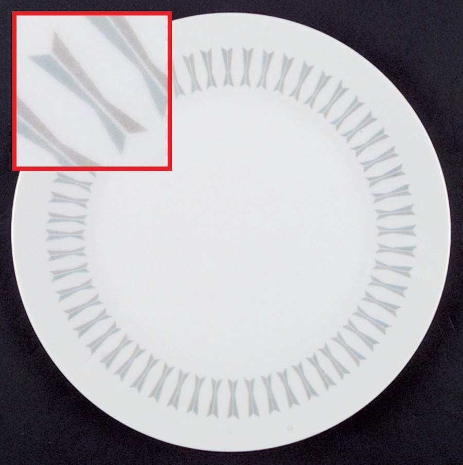 Blue Concerto Dinner Plate by Amcrest-1