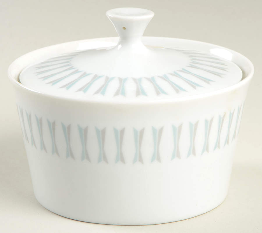 Blue Concerto Sugar Bowl & Lid by Amcrest-1
