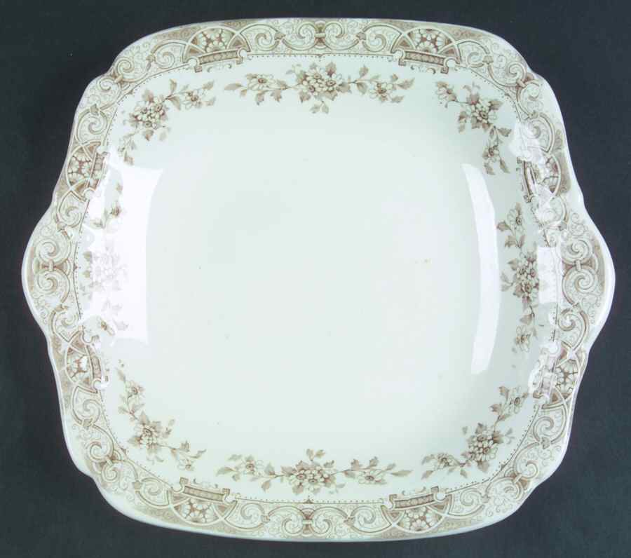 Elite Square Handled Cake Plate by Henry Alcock-1