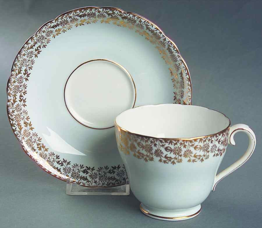 ADD22 Footed Cup & Saucer Set by Adderley-1