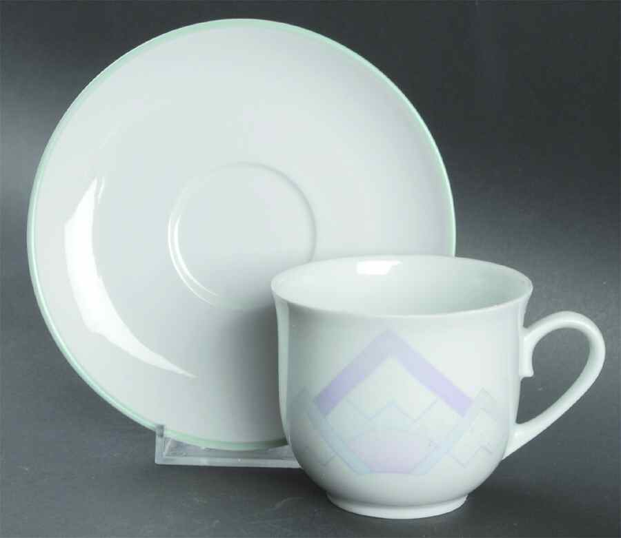 ATD1 Flat Cup & Saucer Set by Atelier d'Or-1