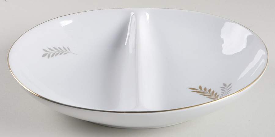 Duet 10" Oval Divided Vegetable Bowl by ACI-1