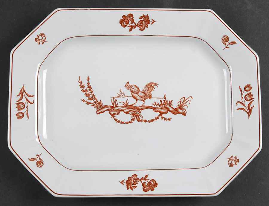 Chantecler 11" Oval Serving Platter by Adams China-1
