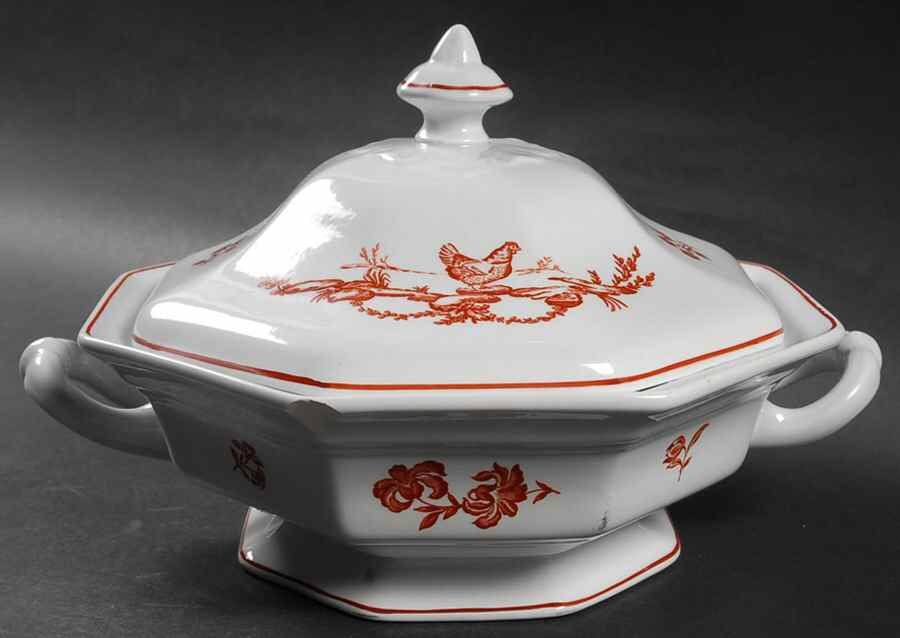 Chantecler Round Covered Vegetable by Adams China-1