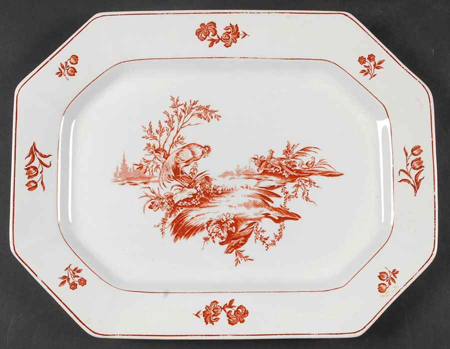 Chantecler 13" Oval Serving Platter by Adams China-1