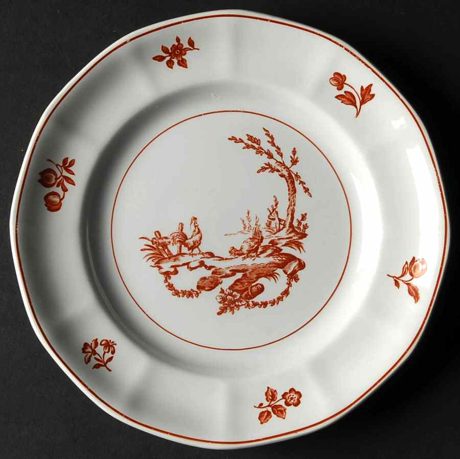 Chantecler Dessert/Pie Plate by Adams China-1