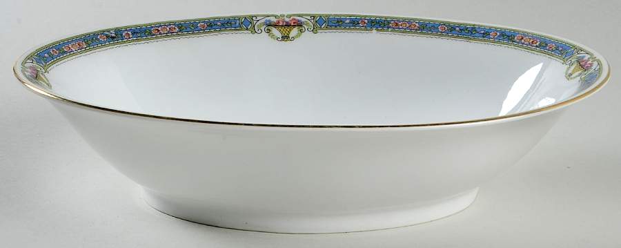 ALT175 9" Oval Vegetable Bowl by Altrohlau-1