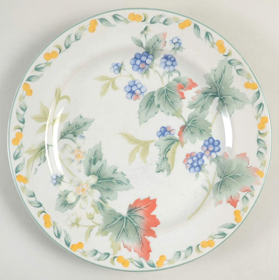 Country Fruit Salad Plate by Avon-1